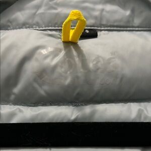 Gray Vest with Yellow Accents